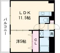 S-FORT熊本呉服町の間取り画像