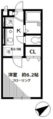 MIジュネス市川の間取り画像