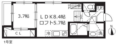 メゾンエトアの間取り画像