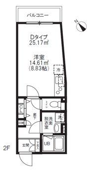 アルティザ氷川台の間取り画像