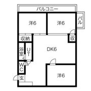 コーポ桂の間取り画像