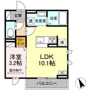 DーROOM FLATの間取り画像