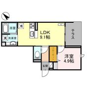 (仮)D-ROOM東田町PJの間取り画像