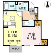 Dーroom羽根西の間取り画像