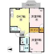 サンライフ下伊福の間取り画像