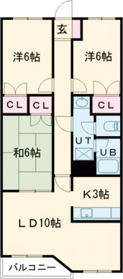 アーバンライフⅠの間取り画像