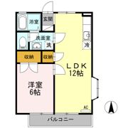 パーシモン Ⅱの間取り画像