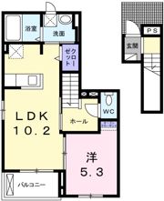 ビレッヂ飯田Ⅱの間取り画像