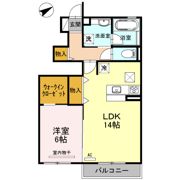 Lily Oak (ﾘﾘｨ ｵｰｸ)の間取り画像