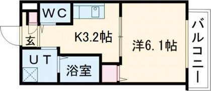 アルモカーサ三国ヶ丘の間取り画像