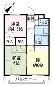 山之井プラザの間取り画像