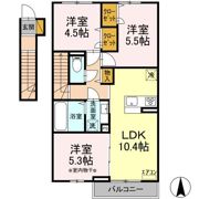 ペアージュ Ⅰの間取り画像