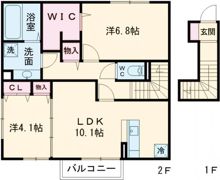 トレス楠橋西館の間取り画像