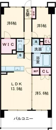 レーベン上田中央DESTIAの間取り画像