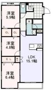 グランデクレシタ馬渕の間取り画像