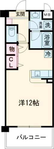 フランディルりんくうの間取り画像