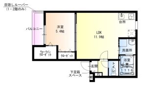 フジパレス吹屋町WESTの間取り画像