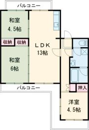 グランドヒルズ桔梗が丘1の間取り画像