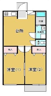 ニューパークⅡの間取り画像