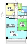 グリーンビレッジ北方の間取り画像
