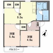 グランドール多治米 B棟の間取り画像