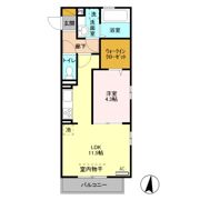 イースタンレイクKの間取り画像