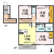 アクアヴィーテⅡの間取り画像
