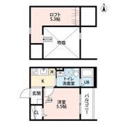 Ciel Bleu 志賀本通(シエルブルーシガの間取り画像