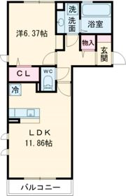 シェルクレール 六番館の間取り画像