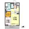 リエート中央町の間取り画像