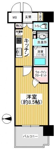 セントヒルズ住吉レジデンスの間取り画像