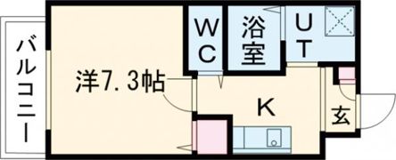 アルモカーサ三国ヶ丘の間取り画像