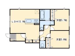 LegendハイムB（セキスイハイム）の間取り画像