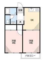 パークハイムIZUMI Bの間取り画像