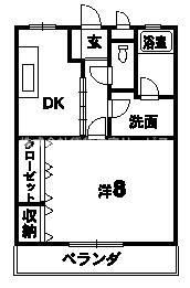 パークハイツの間取り画像