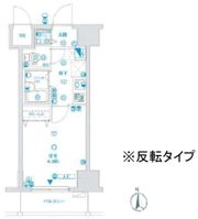 エスコート蒲田の間取り画像