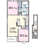 AIWA しばはらの間取り画像