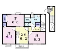 ハーモニー・ヴィントⅡの間取り画像