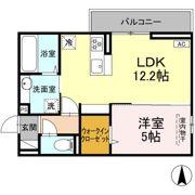 D-ROOM西長瀬の間取り画像