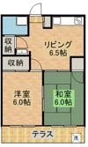 コーポサンパークの間取り画像
