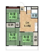 コーポサンパークの間取り画像