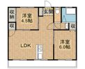 コーポラスパークの間取り画像