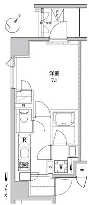 アヴァンテ勝どきの間取り画像