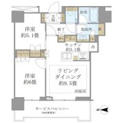 THE YOKOHAMA FRONT TOWERの間取り画像