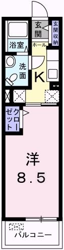 アクロポリスⅤの間取り画像