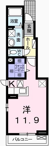 プレシャスBの間取り画像