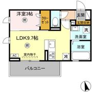DーROOM西熊本駅の間取り画像