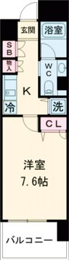 ジェイシティ八丁堀の間取り画像