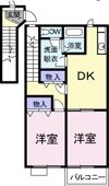 サウザンコートの間取り画像