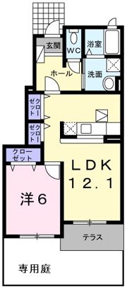 スタニングプレイスⅤの間取り画像